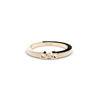 Edgy DAD ring by Formes in rose gold