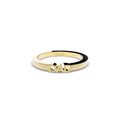 Edgy DAD ring by Formes in yellow gold