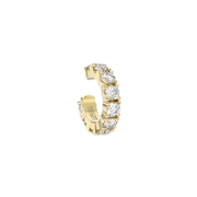 Diamond Ear Cuff in yellow gold edgy by Formes Fine Jewelry 