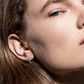 Fine diamonds hoop earrings by Formes, with Kornelija Tocionyte