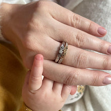 Girl and Boy ring with diamonds by Formes Fine Jewelry