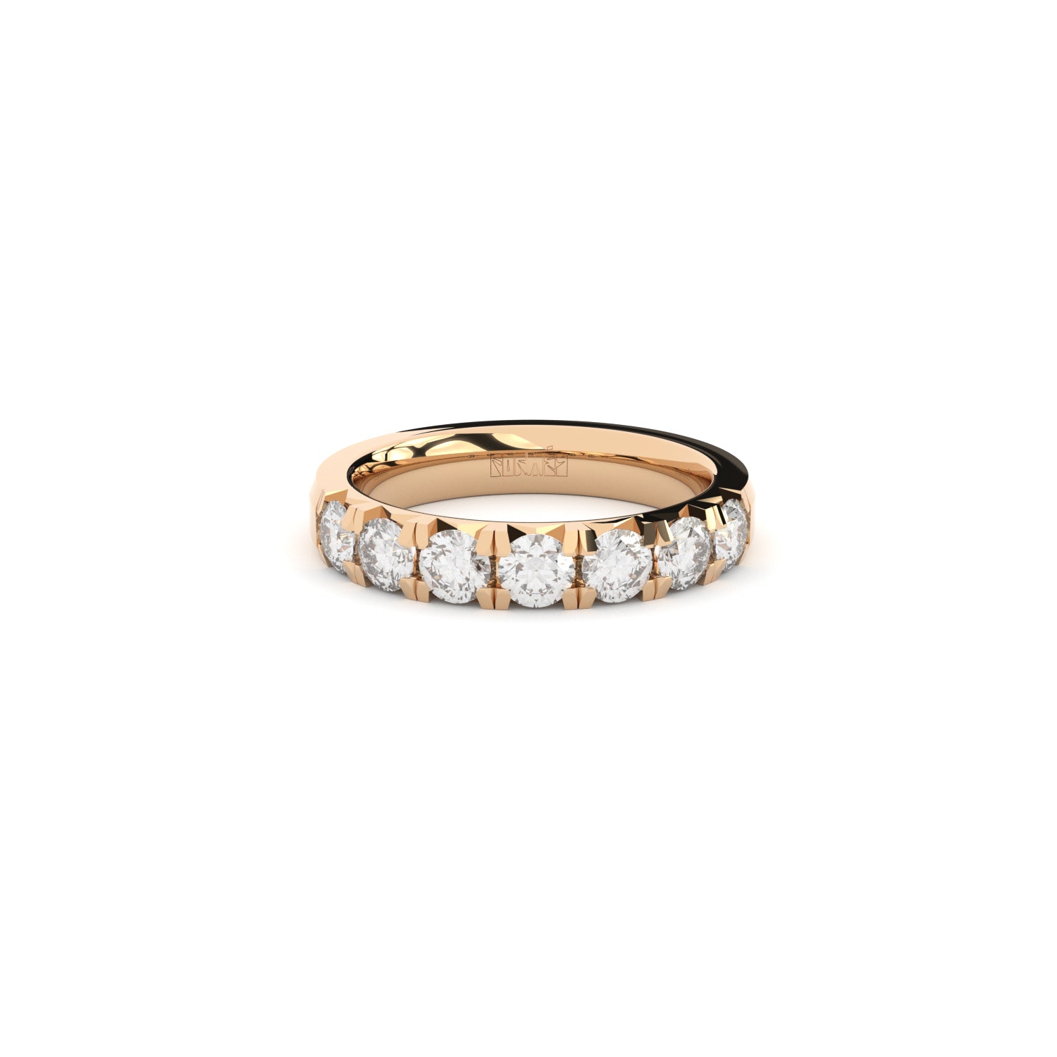 Grace half eternity diamond ring