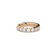 Grace half eternity diamond ring