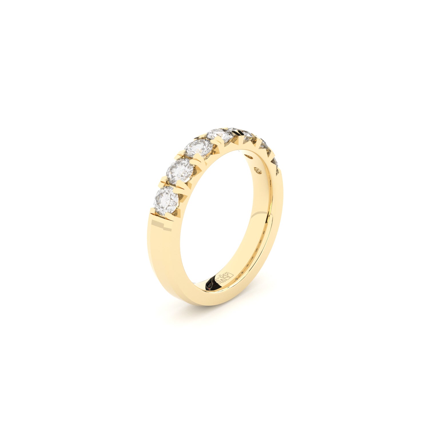 Grace half eternity diamond ring