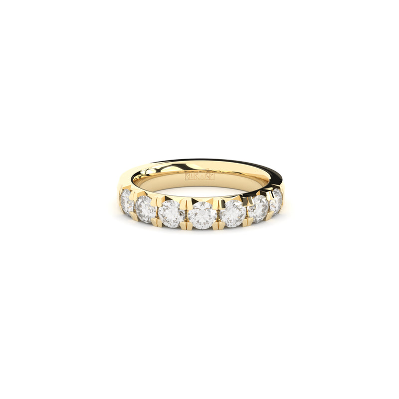 Grace half eternity diamond ring