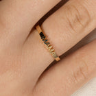 Mama ring in gold designer created sustainable ring from Formes
