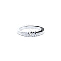 Mom ring in gold with diamond by Formes Fine Jewelry white front