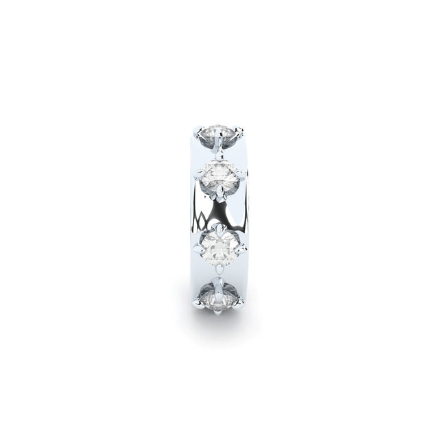 ON THE CLOUDS ear cuff with diamonds