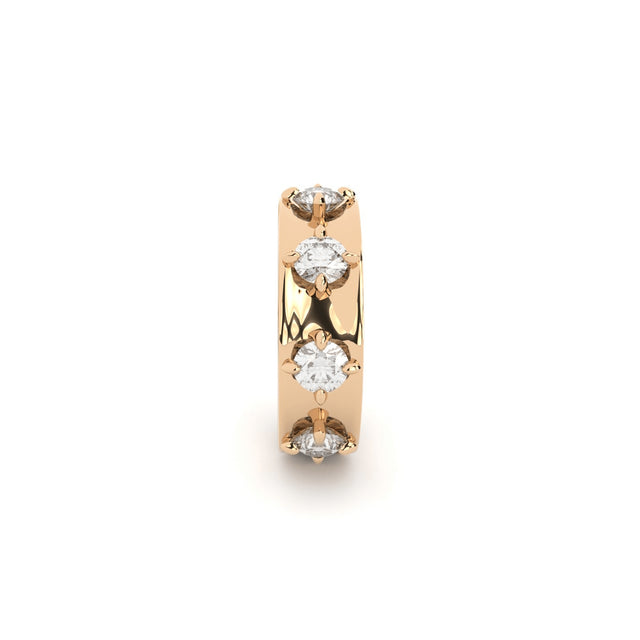 ON THE CLOUDS ear cuff with diamonds