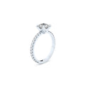princess cut lab grown diamond engagement ring by Formes