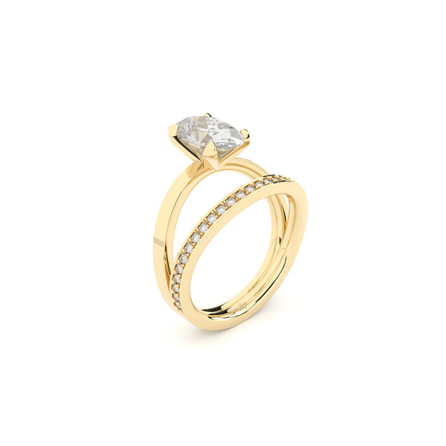 Reflection ring oval side