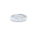 Tiny clash wedding ring