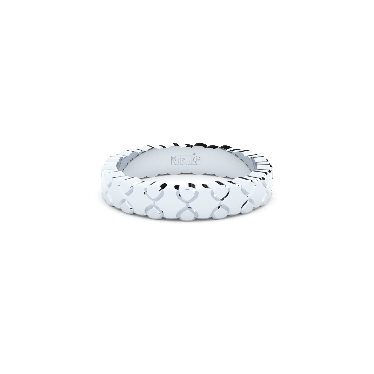 Tiny clash wedding ring