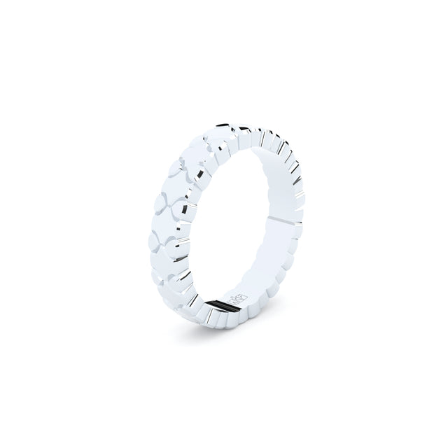 Tiny clash wedding ring
