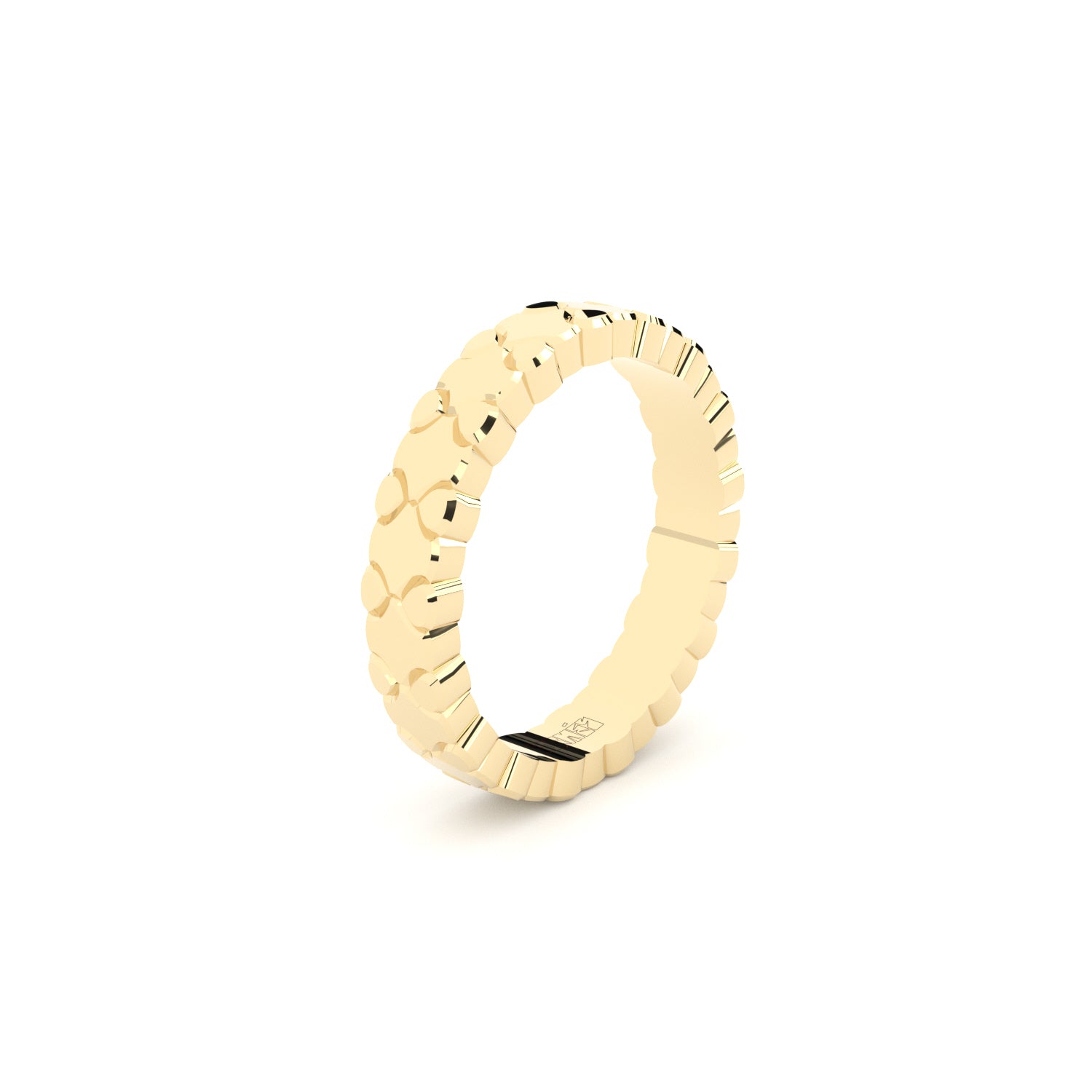 Tiny clash wedding ring