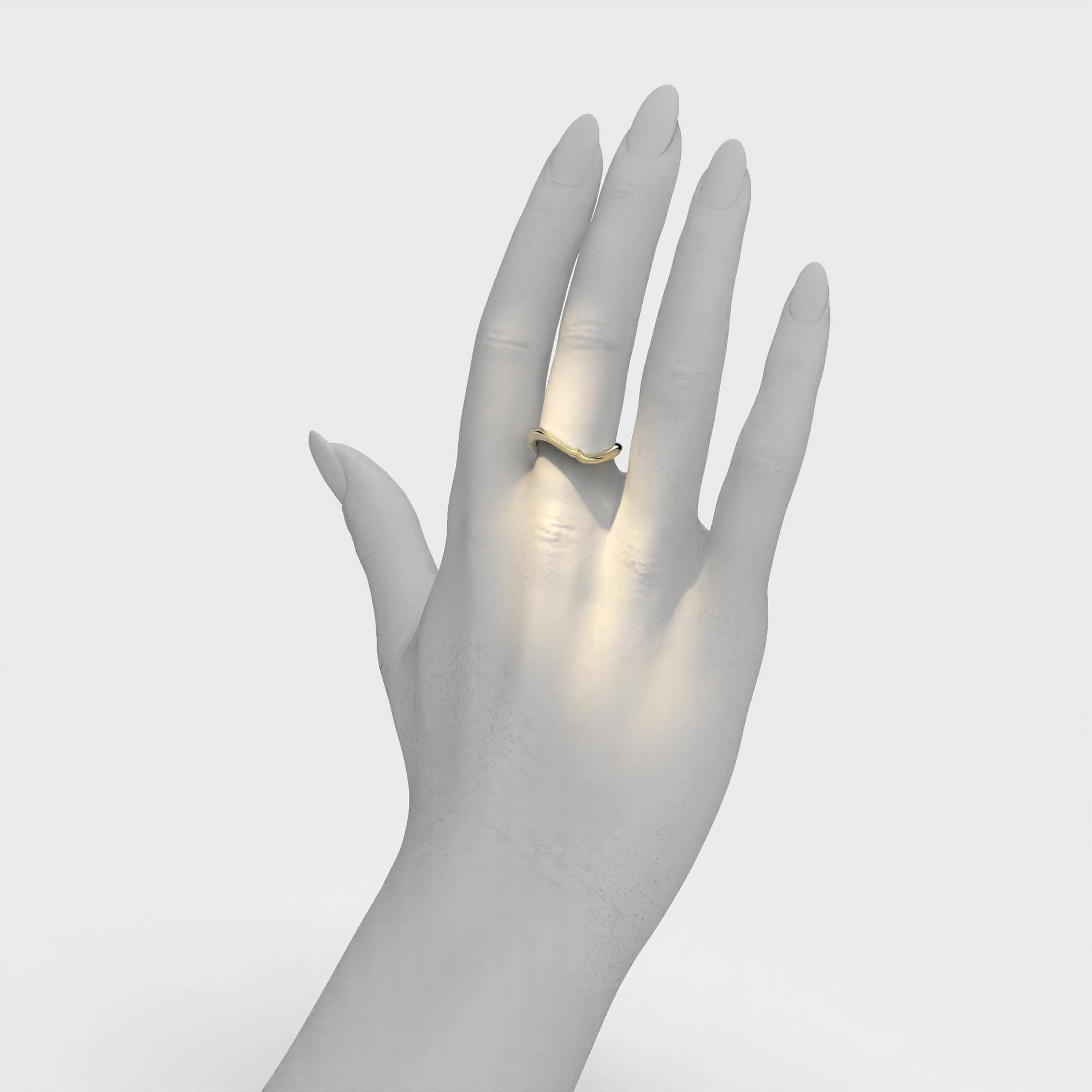 Bare Souls organic golden ring by Formes