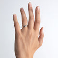 boy and girl rings in white