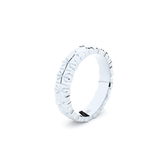 conceptual and detailed wedding ring by designer
