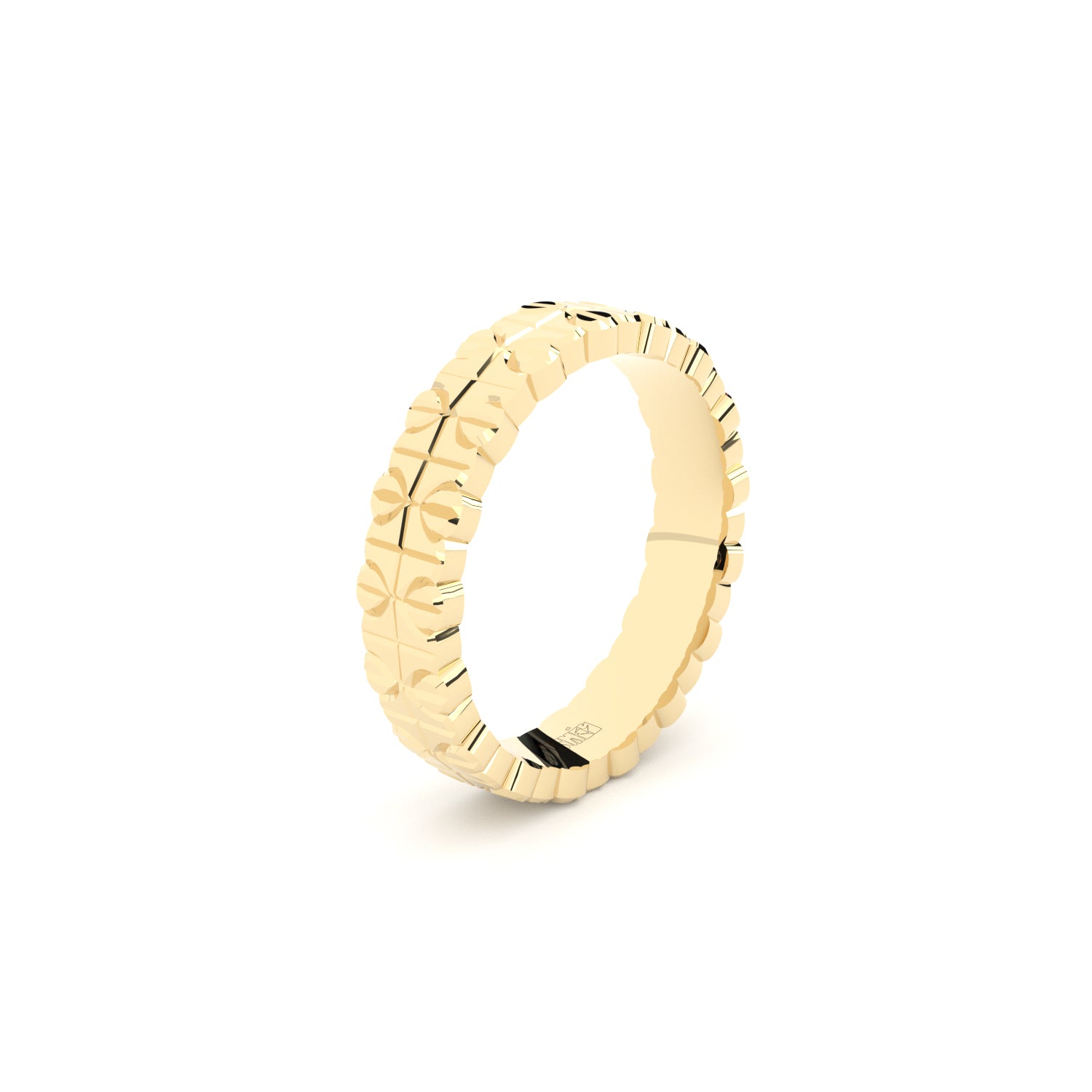 conceptual and detailed wedding ring by designer