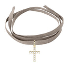 handmade cross pendant with lab grown or natural diamonds by Formes