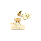 golden cufflinks tetis by Formes