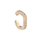 curved diamond ear cuff by Formes Fine Jewelry