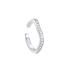 Blue Edges – lenktas žiedas/Auskaras manžetė iš Formesjewelry.com
