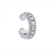 designer diamond ear cuff three sides by Formes Fine Jewelry