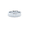 designer wedding ring with conceptual lines and shapes