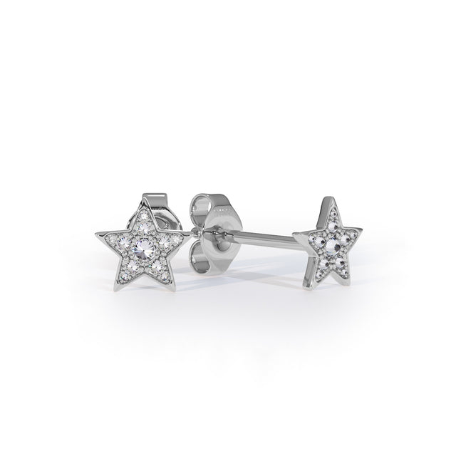 diamonds star earrings studs