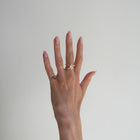 luxury pear diamond ring statement or engagement with lab grown or natural diamonds by Formes