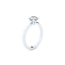 engagement ring x crown with lab grown diamond by Formes 1 ct natural diamond fine engagement ring with a twist by Formes1 ct Lab grown diamond fine engagement ring with a twist by Formes
