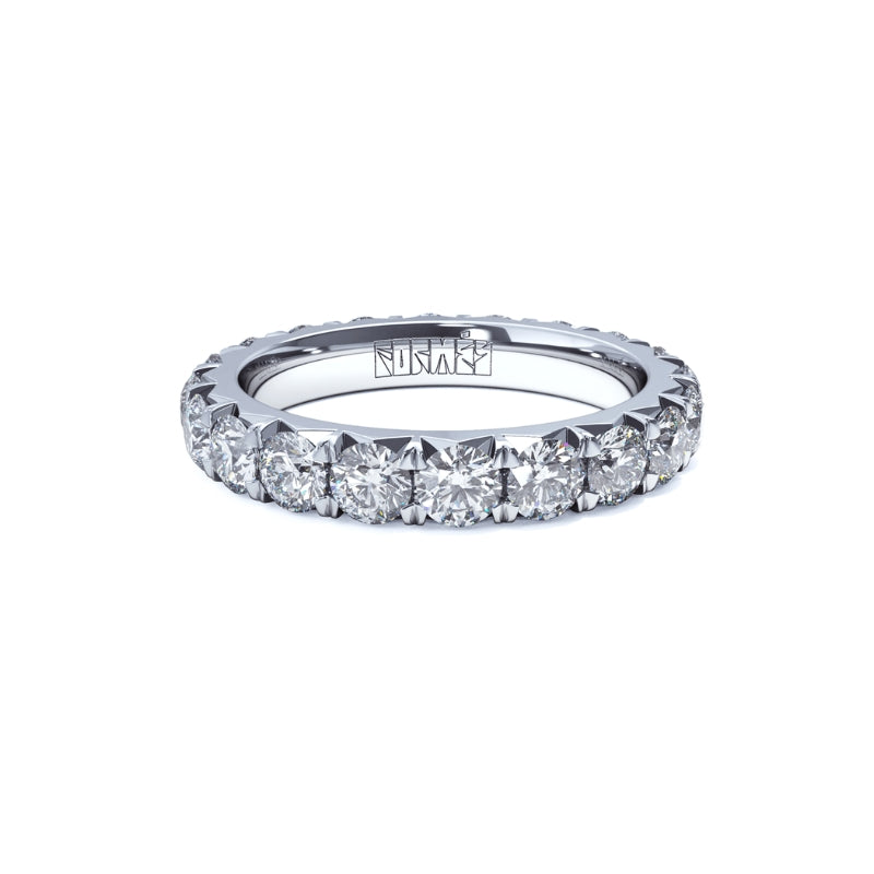 diamonds eternity band white gold formes