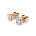 fine diamonds studs inverted diamonds