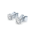 fine diamonds studs inverted diamonds