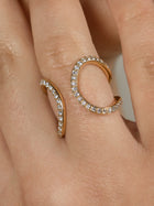 Embrace ring and ear cuff in one Dalia Belickaite