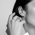 golden wings earrings with diamonds from formes