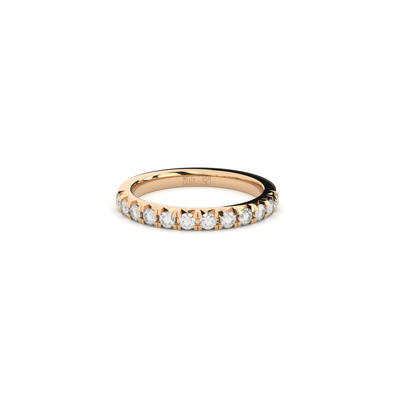 half eternity lab grown or natural diamonds band by Formes