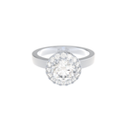 modern halo diamond engagement ring by formes fine jewelry white gold