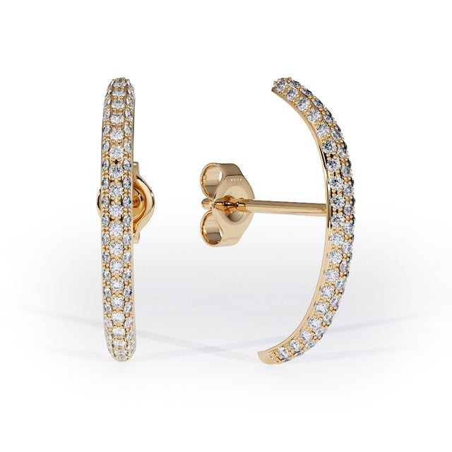 luxury unique diamond studs