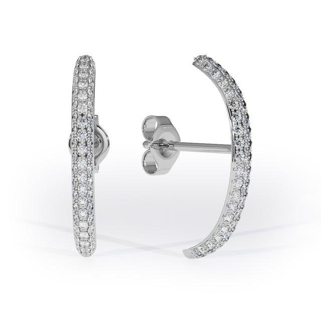 luxury unique diamond studs