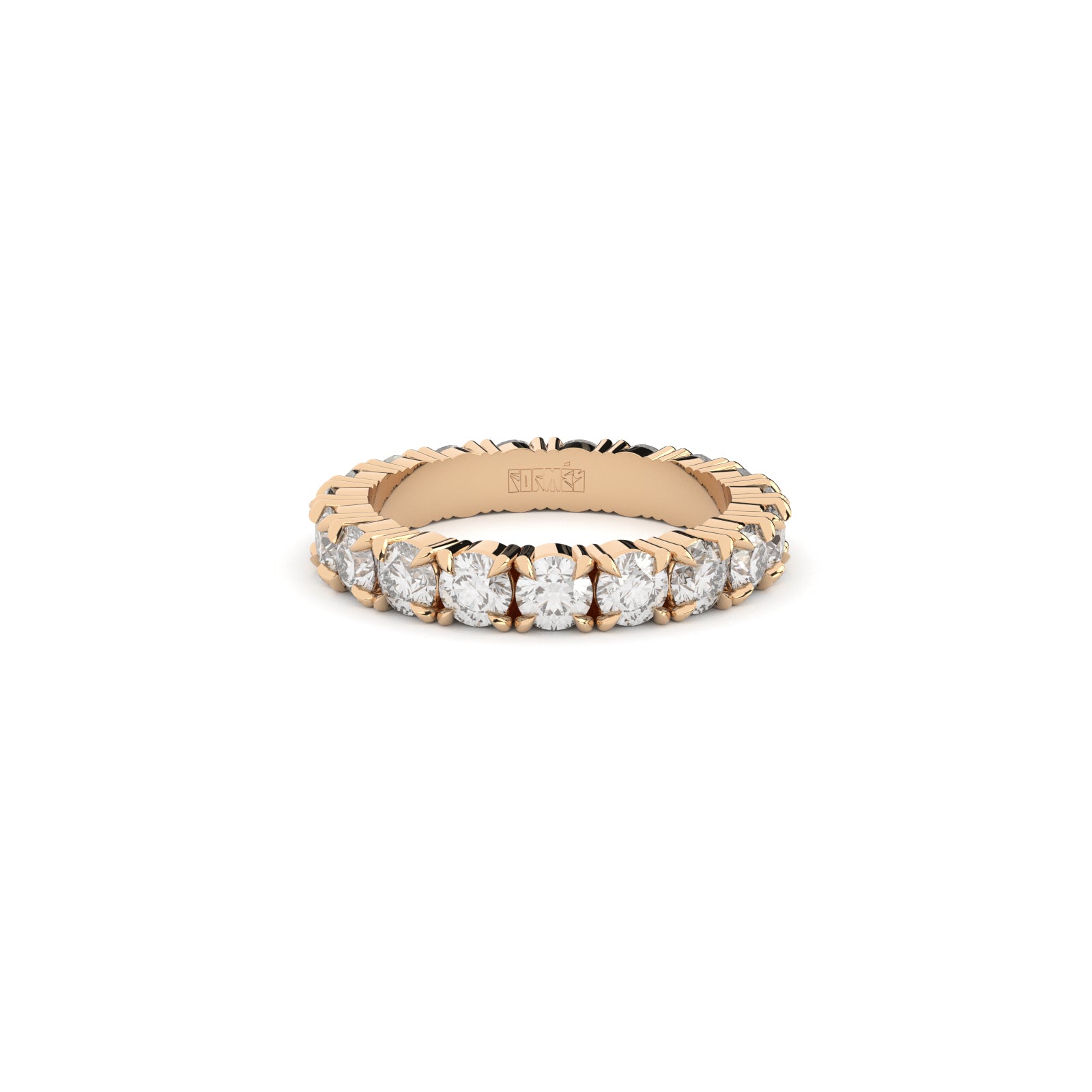 luxury eternity ring with diamonds by Formes