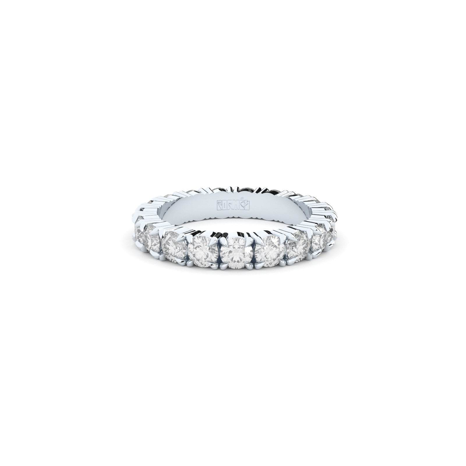 luxury eternity ring with diamonds by Formes