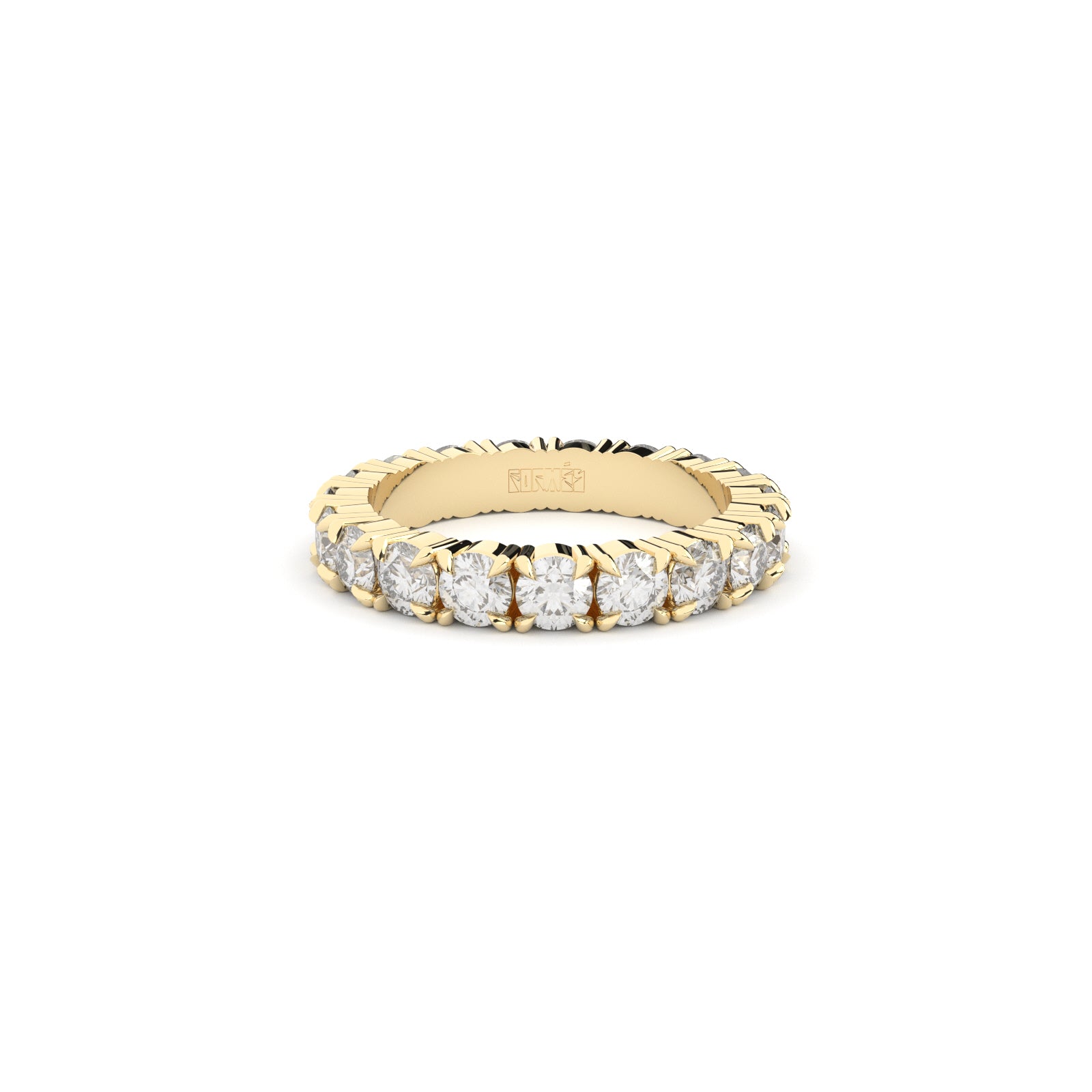 luxury eternity ring with diamonds by Formes