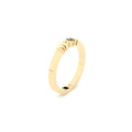mama ring designer created fine edgy golden ring from Formes yellow side