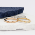 various mama rings by Formes Fine Jewelry
