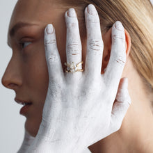 luxury pear diamond ring statement or engagement with lab grown or natural  diamonds by Formes