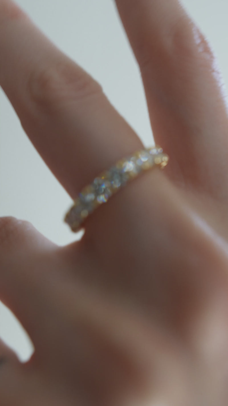 luxury eternity ring with diamonds by Formes