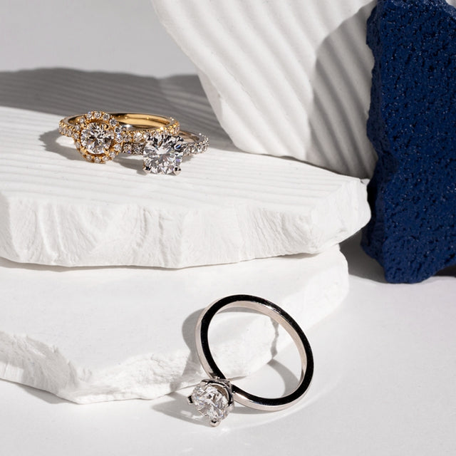 Ready to ship engagement rings by formes