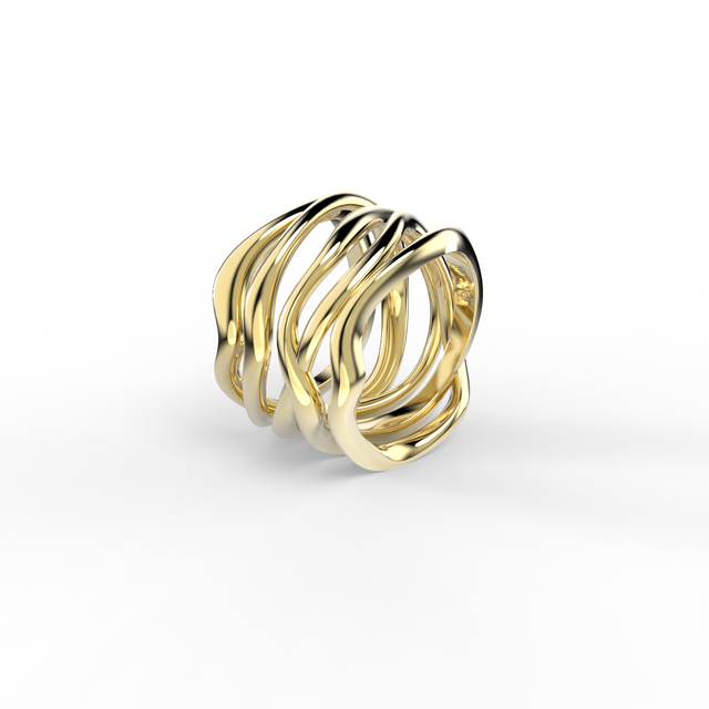 BARE SOULS FIVE-SHANK RING